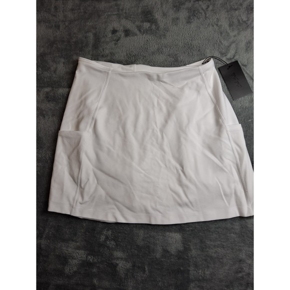 Bad Birdie Pants - NWT Bad Birdie Skirt Womens Lg White Skort Golf Tennis Active Classic Athletic